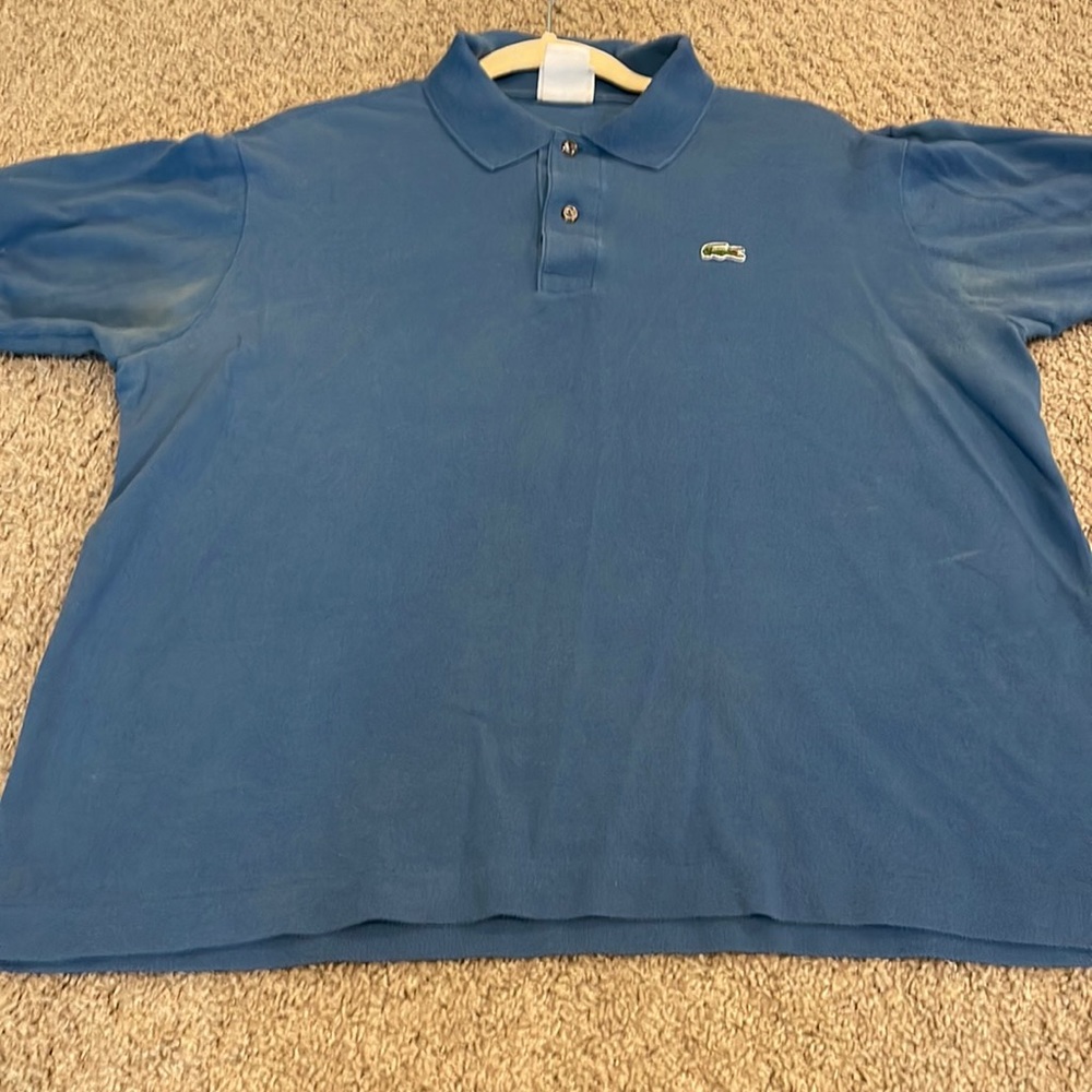 Lacoste size 6 polo blue